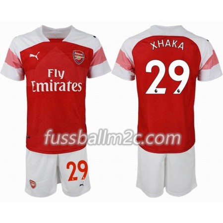 Fußballtrikots Arsenal XHAKA 29 Kinder Heim Trikotsatz 2018-2019